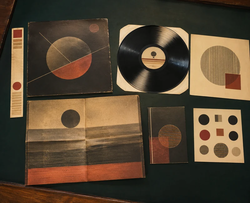 Complete record package with inserts