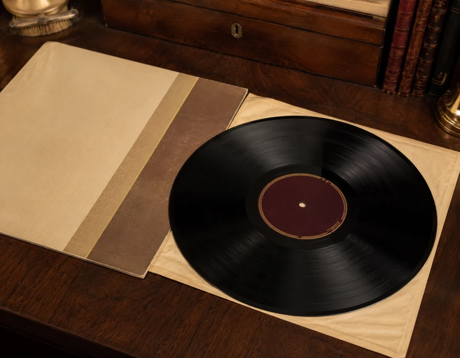 First pressing on an archival table